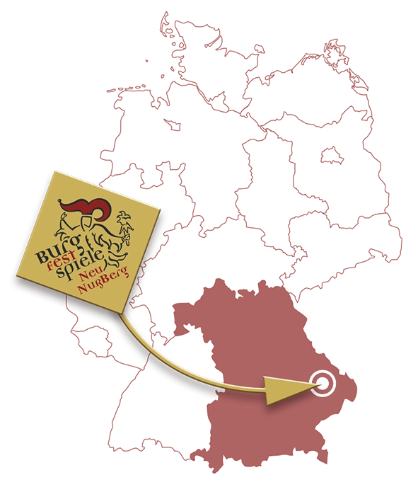 Landkarte mit Lage Neunußbergs